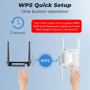 150 ㎡   Extensor de Rango <span class=keywords><strong>WiFi</strong></span> para el Hogar, Amplificador de Señal Inalámbrica de Doble Banda 5G de 1200M, <span class=keywords><strong>Repetidor</strong></span> de <span class=keywords><strong>WiFi</strong></span> - Product Image 5