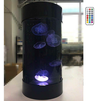 Zylindrisches Modernes Dekoratives Acryl-Quallen-Aquarium für Restaurant und Hotel