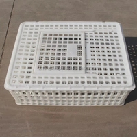 Panier de transport de poulet en plastique portable Cage à oiseaux pour volaille et poulailler de chasse-pour un transport facile