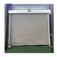 Portes rapides en alliage d'aluminium de haute qualité avec porte enroulable, résistantes au vent, isolées et antivol
