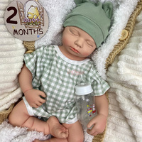 Maßgefertigte 50cm Vollsilikon-Reborn-Babypuppe mit Detaillierter Hauttextur, Fabriklieferung für Großbestellungen zum Wiederverkauf