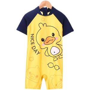 <span class=keywords><strong>Maillot</strong></span> <span class=keywords><strong>de</strong></span> <span class=keywords><strong>bain</strong></span> une pièce pour garçons 2026, motif canard jaune, protection solaire, collection printemps, pour bébés - Product Image 5