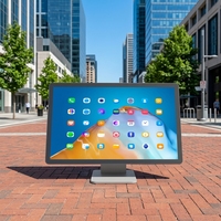 Tablette Android murale OEM 32 pouces avec écran tactile, Wi-Fi, caméra et RJ45 pour conférences et banques