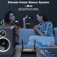 1Mii Home DAC Audio HiFi Bluetooth 5.2 Transmetteur et récepteur sans fil Support USB Driver Adaptateur Bluetooth pour haut-parleur TV