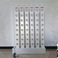 Système hydroponique vertical à circulation automatique AGG avec minuterie, tour en PE de qualité alimentaire, pompe submersible, irrigation aquaponique/aéroponique