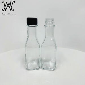 <span class=keywords><strong>Bouteille</strong></span> en verre Woozy carrée de 3oz 5oz 8oz avec <span class=keywords><strong>goutteur</strong></span> et couvercle en <span class=keywords><strong>plastique</strong></span> - Product Image 3