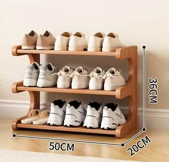 3 layers 50 long [can put 6 pairs of shoes]]