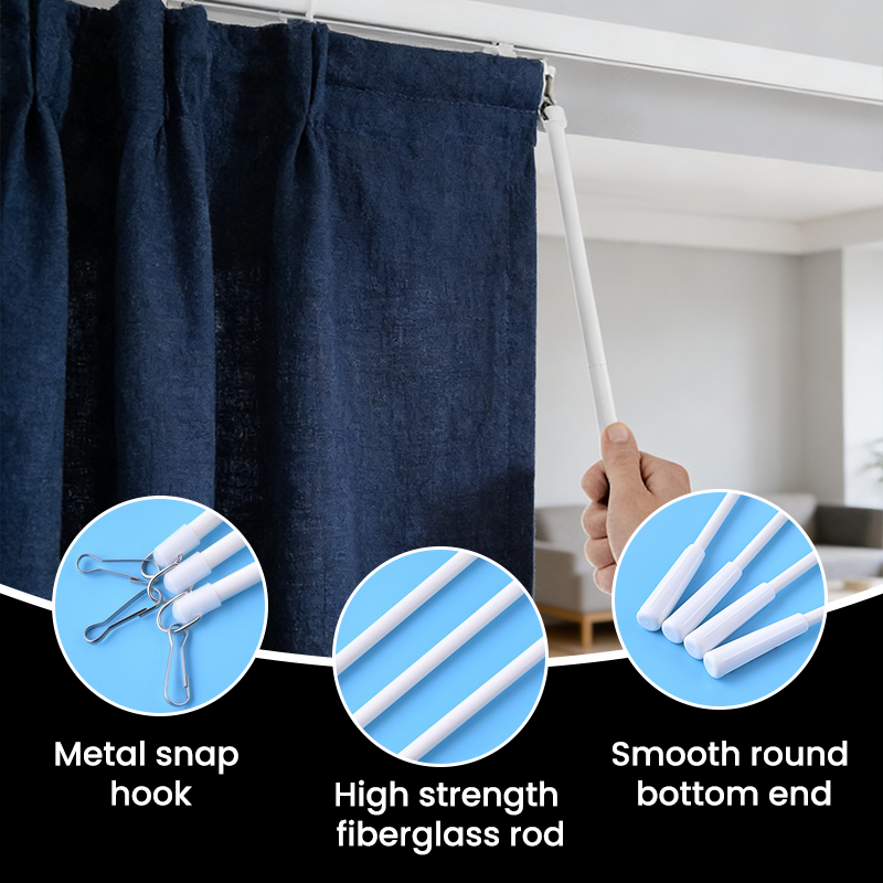 9 5mm Fiberglass Stick Curtain Baton