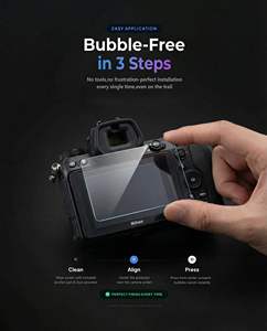 Protection d'écran en verre trempé HD anti-rayures et anti-explosion sur mesure 9H pour appareils photo Nikon Z9 Z8 Z7 Z6 Z5 - Product Image 3