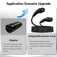 Câble d'extension de charge pour véhicules électriques GBT Type 2, étanche, GB/T IEC62196, neuf, fabriqué en Chine