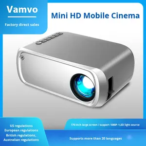 Nuevo Vamvo VF270 Micro Mini Proyector de plástico portátil para el hogar y la Oficina Soporta 1080P - Product Image 2