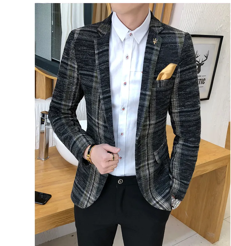 Nanchang Auyan giacca da uomo personalizzata giacca da uomo casual slim giacca singola nuova giovane bello