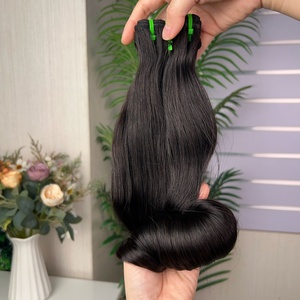 Extensions de cheveux humains 100% naturels Fumi Egg Curl, qualité Super Double Drawn, couleur noire naturelle - Product Image 3