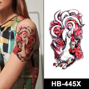 Vente chaude Eco Friendly Cosmetic Sexy Full Color & Black Waterproof Faux Body Sticker Tatto Temporary - Product Image 2