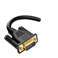 Cable de puerto serie RS232 DB9 de uno a dos, cable DB9 de un macho a dos hembras