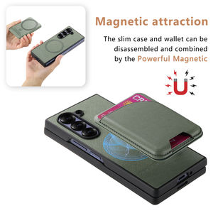 Étui de protection magnétique pour cartes pour <span class=keywords><strong>Samsung</strong></span> Galaxy <span class=keywords><strong>Z</strong></span> <span class=keywords><strong>Fold</strong></span> 7, compatible avec <span class=keywords><strong>Samsung</strong></span> <span class=keywords><strong>Fold</strong></span> 6, pour téléphone pliable professionnel - Product Image 3