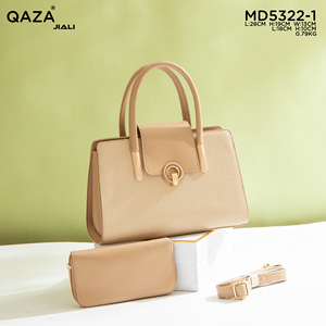 Sac à main fourre-tout en cuir PU uni avec fermeture éclair et chaînes <span class=keywords><strong>QAZA</strong></span> pour femme, sac à bandoulière de luxe pour usage quotidien - Product Image 4