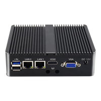 Mini PC MeetNeng N2840 Intel con Doble LAN, Doble RS232 COM, 4 USB, WiFi 4G, Soporte VESA, Enchufe Australiano, Nuevo 2955U N2940 Celeron DDR3 SSD+HDD