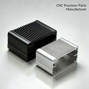 Custom Anodized Aluminum Extruded <b>Enclosure</b> CNC Machined Wire EDM Drilling for Machining Electronic Box Electrical Project - Product Image 3