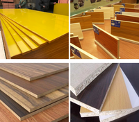 Panneau MDF mélaminé 18 mm pour meubles, fabriqué en Chine