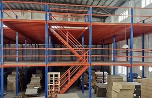 Système d'étagères à plusieurs niveaux en acier robuste avec revêtement en poudre JCL, protection contre la corrosion, auvents extérieurs, rayonnages pour entrepôts domestiques - Product Image 4