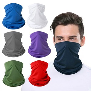 Neck Warmer Quick Dry Breathable Multi Functional Magic Scarf For Cycling Outdoor Sun Protection Unisex Adult Solid Color - Product Image 4