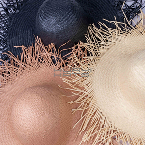 Bán buôn rơm capeline dành cho người lớn sombreros Chất lượng cao mùa hè mũ unisex Cowboy <span class=keywords><strong>hat</strong></span> cơ thể UV giấy bảo vệ rơm <span class=keywords><strong>hat</strong></span> cơ thể - Product Image 3