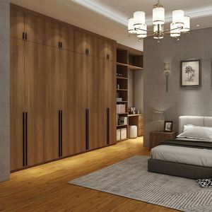 Armadio Moderno Angolare per Camera da Letto con Design Modulare e Tavolo da Toeletta Estensibile - Product Image 2