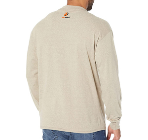 100% Cotton/Polyseter Solid Colors <b>Long</b> Sleeve T-Shirt for Men Custom Printing Dry Fit Full Sleeve High Quality - Product Image 2