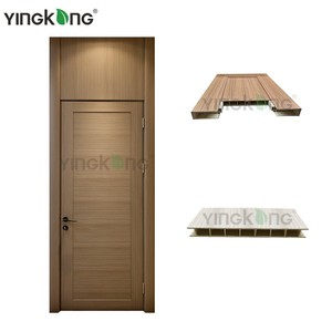 Yingkang moderne nouveau Design bas prix 35/40/45mm épaisseur étanche à l'humidité WPC assemblage porte intérieure - Product Image 2