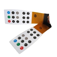 Clavier à membrane FPC en polyester ou polycarbonate avec adhésif, conception prototype