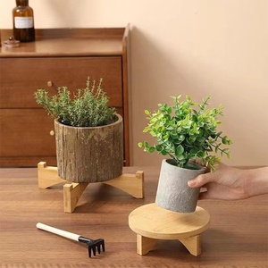 أنيق عالي الجودة تشطيب خشبي طبيعي زهرة جودة متينة طاولة كرتون مركزية للمنزل - Product Image 2