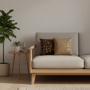 Coussin et oreiller NAA Ginkgo Biloba 42*42CM avec housse en velours - Product Image 2