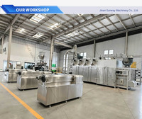 Ligne de production automatique de snacks soufflés Sunway Industrial, machine de fabrication de snacks frits, fabricant professionnel