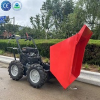 Camion à benne basculante manuel de fabrication chinoise pour la construction, le déchargement, la manutention, le levage manuel, petit camion à benne basculante à roues