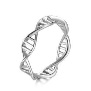 Gepersonaliseerde Holle Band <span class=keywords><strong>Ring</strong></span> Sieraden <span class=keywords><strong>Dna</strong></span> Patroon Silver Rose <span class=keywords><strong>Gold</strong></span> Plated Roestvrij Stalen <span class=keywords><strong>Ring</strong></span> Voor Vrouwen Meisjes Geschenken - Product Image 2