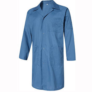 معطف/روب مختبر قابل للغسل، أبيض أزرق وردي، مضاد للكهرباء الساكنة (<span class=keywords><strong>ESD</strong></span>) لغرف الأبحاث النظيفة - Product Image 4