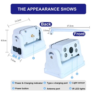 IPoster Nhà Máy Cung Cấp <span class=keywords><strong>Camera</strong></span> Dự Phòng WiFi Cho Xe Moóc Xe Tải <span class=keywords><strong>Camera</strong></span> Di Động Android IOS Kết Nối Nguồn Pin Từ Tính - Product Image 6