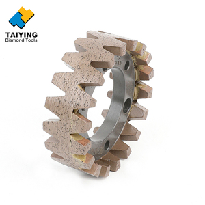 Chất lượng bán hàng nóng <span class=keywords><strong>CNC</strong></span> <span class=keywords><strong>stubbing</strong></span> bánh xe cho đá slab hiệu chuẩn sử dụng cho đá cẩm thạch, đá granit, và thạch anh - Product Image 1
