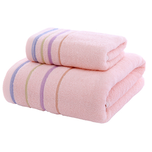 Juego de Toallas de Baño de Algodón 100% Multicolor, Gruesas, de 500gsm y 600gsm, con Logotipo Bordado Personalizado, Venta al por Mayor, Toallas de Baño de Algodón para el Hogar - Product Image 2