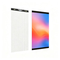 Film LED transparent adhésif sur mesure pour fenêtre