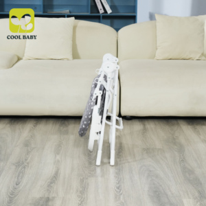 Chaise haute pour bébé H003F Cool Baby <span class=keywords><strong>avec</strong></span> plateau à 3 positions, harnais de sécurité et design pliable compact - Product Image 4