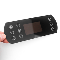Autocollant personnalisé pour panneau de commande, imprimé en sérigraphie, étiquette transparente en PET pour dispositif LED de fenêtre, membrane de panneau électrique, étiquette en PET