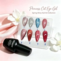 Gel magnétique pour les yeux de chat Princess sans TPO |   Vernis à ongles Mixcoco Soak Off UV LED 15ml