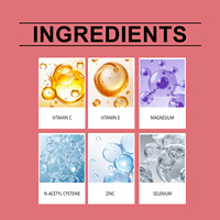 Gummies NAC 1000mg N-Acétyl-L-Cystéine Saveur Fraise Soutien Immunitaire Antioxydant 60 Gummies Oursons