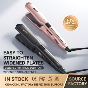 Piastra per <span class=keywords><strong>Capelli</strong></span> Professionale Cedcer con Piastre Larghe in Ceramica, Cheratina e Ioni Negativi, con Controllo Intelligente della Temperatura NTC - Product Image 2