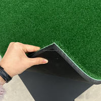 Tapis de simulation de golf intérieur/extérieur, tapis de frappe de golf antidérapant avec base NBR, tapis d'entraînement de golf en nylon ondulé, tapis de gazon de golf