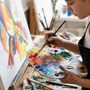 Venta al por Mayor de Fábrica, Materiales de Arte Escolares, Juego de <span class=keywords><strong>Pintura</strong></span> Acrílica con Logotipo Personalizado, <span class=keywords><strong>Pintura</strong></span> Acrílica a Base de Agua <span class=keywords><strong>para</strong></span> Materiales de Arte - Product Image 6