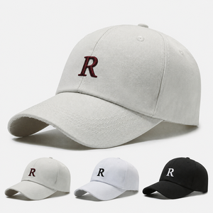 Custom Cotton Snapback Caps <b>Flat</b> Brim Adjustable Jean <b>Hats</b> With Embroidery for Youth Fashion - Product Image 1