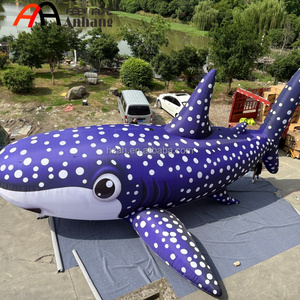 Modèle de requin baleine gonflable géant AnHang de 12 m pour la publicité extérieure et la décoration d'événements, grand animal marin gonflable - Product Image 1
